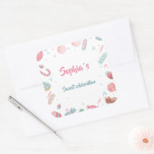 Candyland Editable Stickers Party Favors (Envelop)