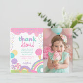 Candyland en Ice Cream Volledig Kaart (Staand voorkant)