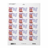 Candyland Express - Retouradreslabel Etiket (Full Sheet)