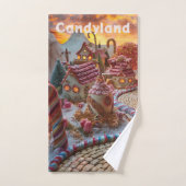 Candyland fantasie handdoek (Handdoek)