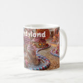 Candyland fantasie koffiemok (Voorkant rechts)