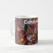 Candyland fantasie koffiemok (Voorkant links)