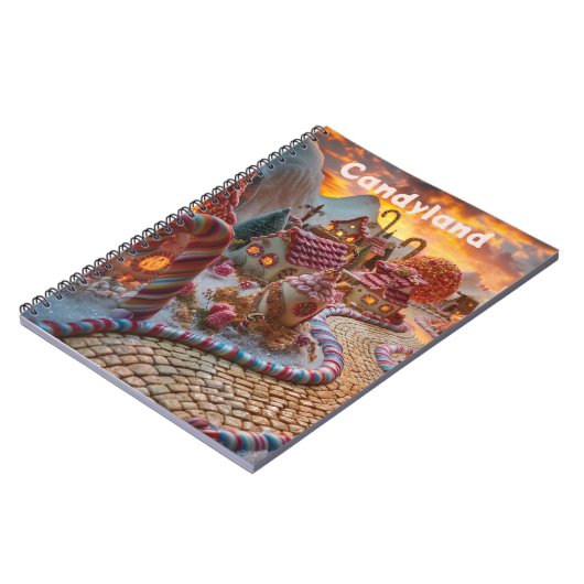 Candyland fantasie notitieboek (Linkerzijde)