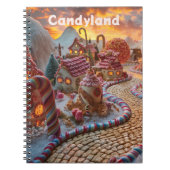 Candyland fantasie notitieboek (Voorkant)