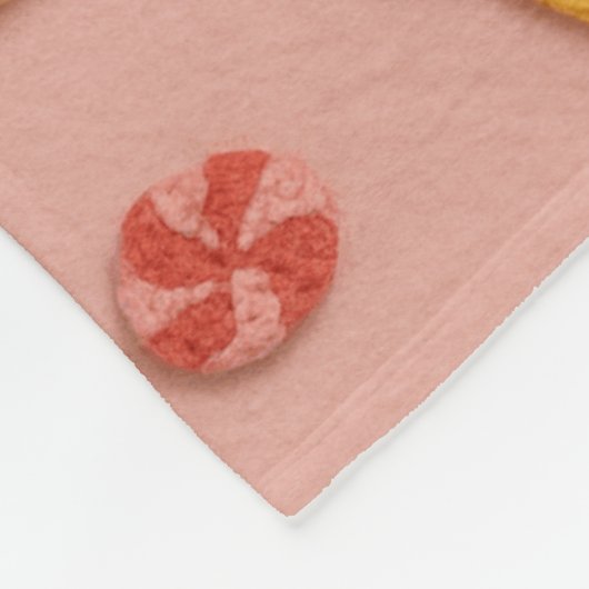 Candyland Faux Crochet Fleece Blanket-Kids&Nursery (Hoek)