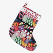 Candyland Grote Kerstsok (Voorkant (Hangend))