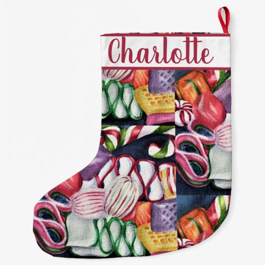 Candyland Grote Kerstsok (Achterkant)