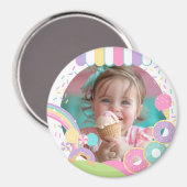Candyland Ice Cream Keepsake Magnet (Voorkant / Achterkant)