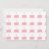 Candyland Kids Verjaardag Gift Waardering Bedankkaart (Achterkant)