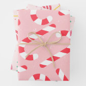 Candyland kleurrijk patroon inpakpapier vel (In situ)