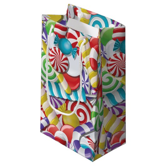 Candyland Large Gift Bag Klein Cadeauzakje (Voorkant Gekanteld)
