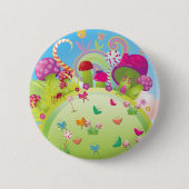 Candyland Magic Ronde Button 5,7 Cm (Voorkant)