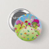 Candyland Magic Ronde Button 5,7 Cm (Voorkant /achterkant)