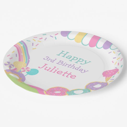 Candyland Papieren Bordje (Gekanteld)