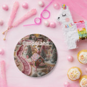 Candyland Papieren Bordje (Feest)