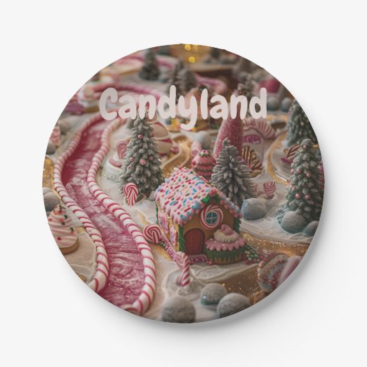 Candyland Papieren Bordje (Voorkant)