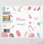 Candyland Party Favor Bag (Voorkant)