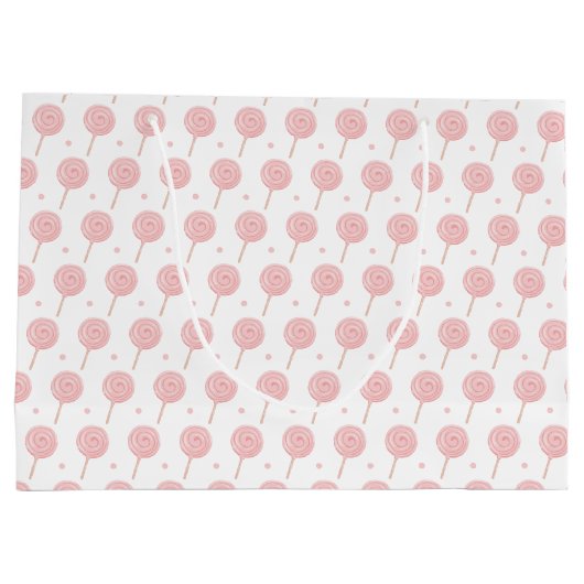 Candyland Party Groot Cadeauzakje (Achterkant)