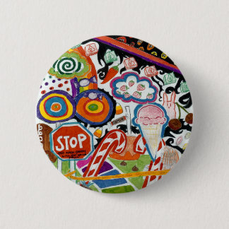 Candyland Ronde Button 5,7 Cm
