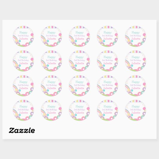 Candyland Ronde Sticker (Vel)