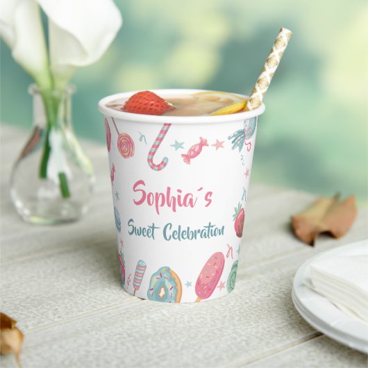 Candyland Snoep Land Paper cup Papieren Bekers (Insitu)