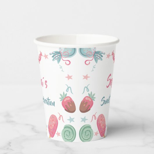 Candyland Snoep Land Paper cup Papieren Bekers (Links)