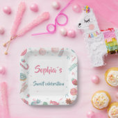 Candyland Snoep Land Party Papieren Bordje (Feest)