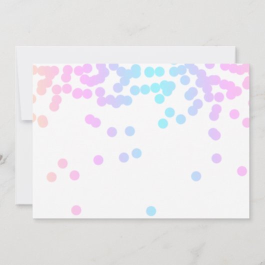 Candyland Sweet Celebration Girl Schattige Afbeeld Kaart (Achterkant)