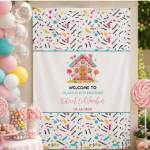 Candyland Sweet Celebration Kids Verjaardagsfeest