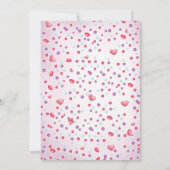 Candyland Sweet verjaardagsfeestje uitnodiging (Achterkant)