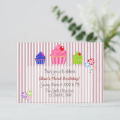 Candyland-uitnodiging Kaart (Staand voorkant)