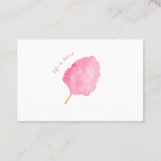 Candyland Visitekaartje (Achterkant)