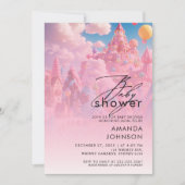 Candyland World Babyshower Uitnodiging (Voorkant)