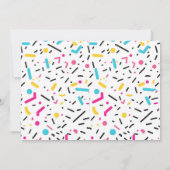 Candyland Zoete Viering Kinderverjaardagsfeestje Bedankkaart (Achterkant)