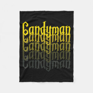 Candyman Achteruit Spiegel Halloween Kostuum Grapp Fleece Deken