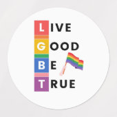 CandyOwl LGBT-Stickers Labels (Design 2)