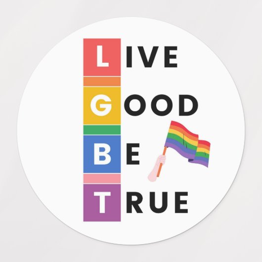 CandyOwl LGBT-Stickers Labels (Design 1)