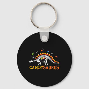 Candysaurus Candy Corn Dinosaur Skelet Gelukkig Ha Sleutelhanger