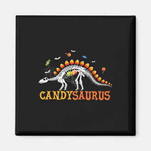 Candysaurus Candy Corn Dinosaurus Skelet Gelukkig  Magneet