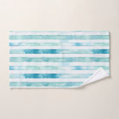 Candystripe blauw, groen & roze. Wees anders! Bad Handdoek (Handdoek)