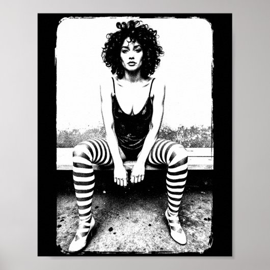 Candystriped Defiance Poster (Voorkant)