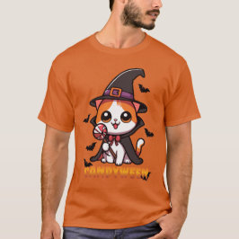 Candyween - Halloween Heksenkat T-shirt