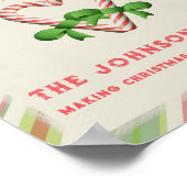 Cane Cane Lane  familie Pastel Poster (Hoek)