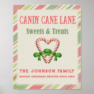 Cane Cane Lane  familie Pastel Poster