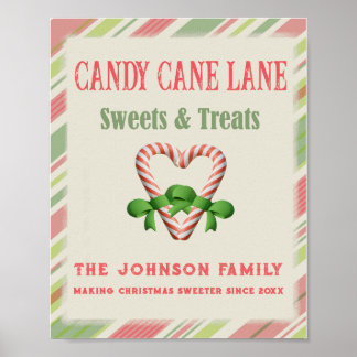 Cane Cane Lane familie Pastel Poster