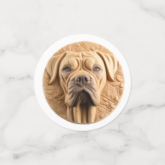 Cane Corso 3D geïnspireerd Confetti (Kleine voorkant)