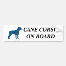 Cane Corso aan boord!