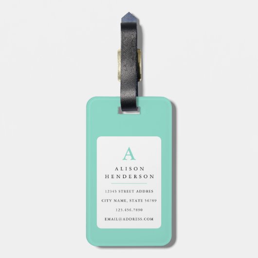 Cane Corso-Bagagelabel Bagagelabel (Achterkant verticaal)