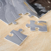 Cane Corso Bewaker van het Kerstedorp Hoed Legpuzzel (Zijkant)