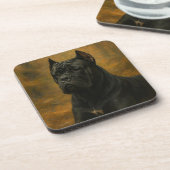 Cane Corso Bier Onderzetter (Linkerzijde)